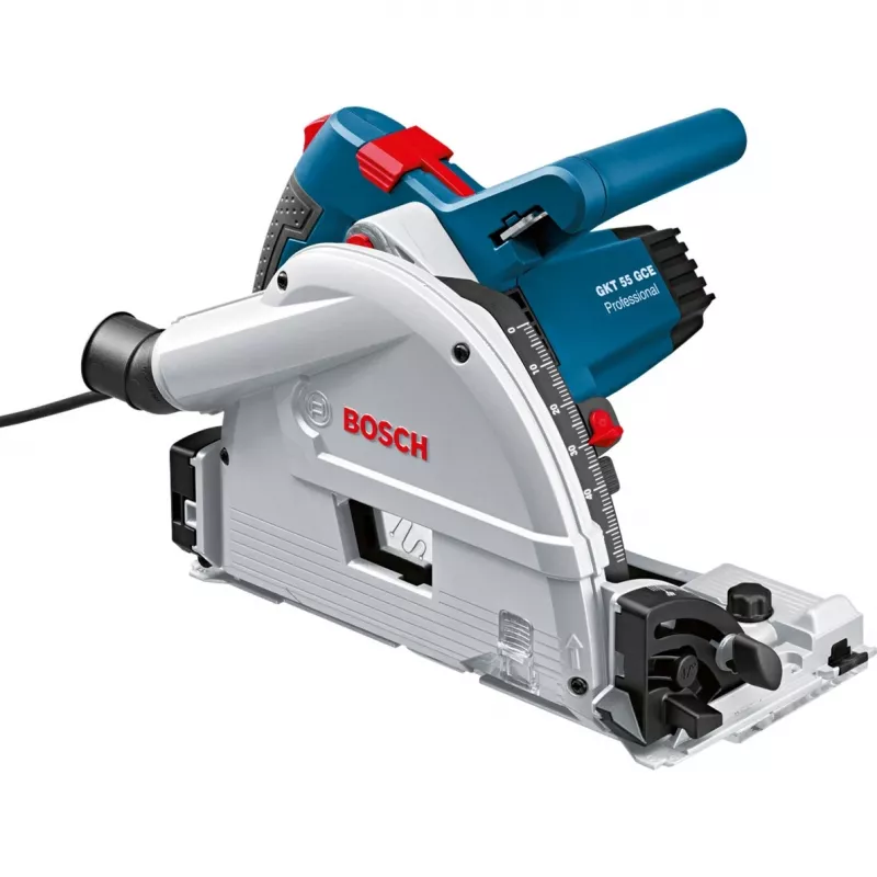 Bosch Professional GKT 55 GCE Taandlõikesaag FSN 1400 juhtsiiniga, 1400 W, sinine, L-BOXX
