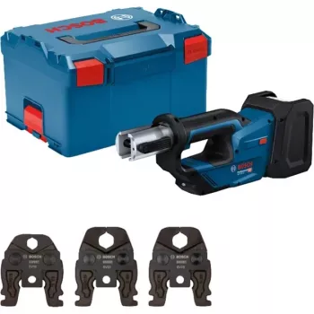 Bosch Professional GPT 18V-19 juhtmeta pressimistööriist 18V Solo komplekt SV (3 kompaktset SV lõuga, L-BOXX, ilma aku/laadijata)