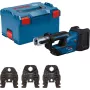 Bosch Professional GPT 18V-19 juhtmeta pressimistööriist 18V Solo komplekt SV (3 kompaktset SV lõuga, L-BOXX, ilma aku/laadijata)