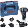Bosch Professional GSR 12V-32 FC Akutrell/Keeraja 12V (Sinine/Must, Tööriist ilma akuta, 5 adapterit, L-BOXX)