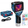 Bosch Professional GTC 600 C termokaamera koos Click&Go-ga, -20 kuni 600 °C, 9 Hz, 256x192 IR eraldusvõime, 3,5-tolline ekraan, Wi-Fi, USB-C, IP54 0.601.083.508