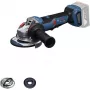 Bosch Professional GWS 18V-11PS Akum nurklihvija 18V 125mm Sinine/Must Tööriist ilma akuta