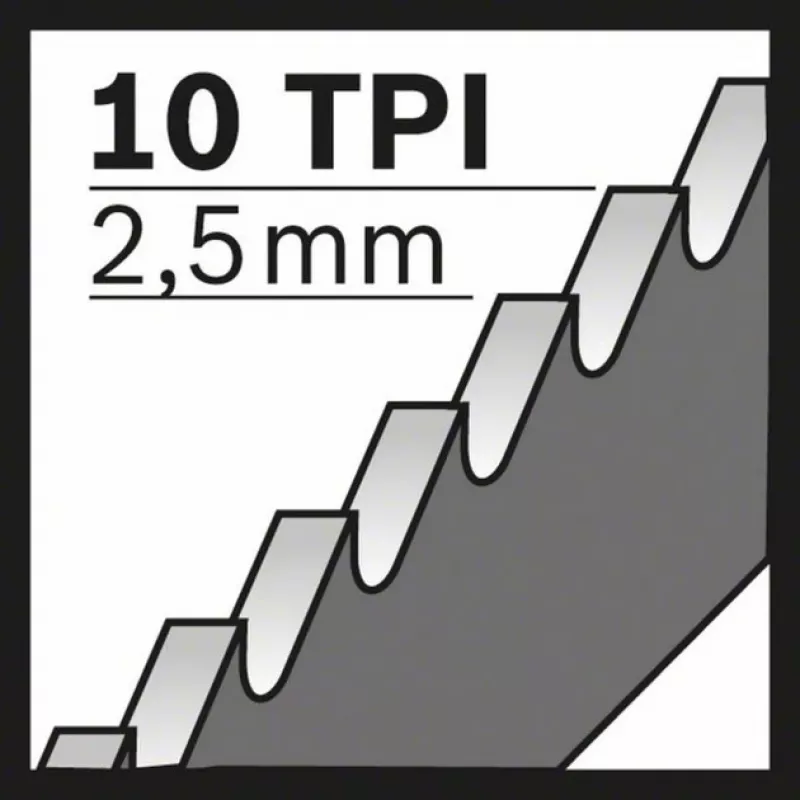 Bosch S 1122 HF Progressor puidu ja metalli jaoks, bimetallist sabasaeleht (225 mm, 6/10 TPI, 1 tk)