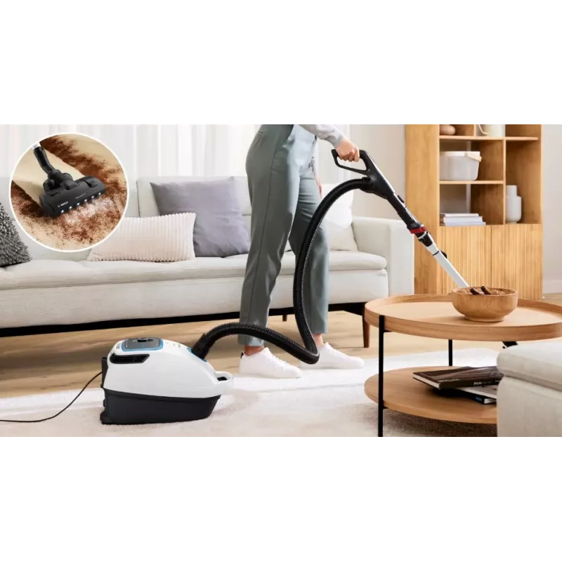 Bosch Serie 6 ProSilence Kotiga Tolmuimeja BGB6SIL0L, Titaanmust, 600W, 4L Tolmukott, HEPA Filter, 66 dB(A)