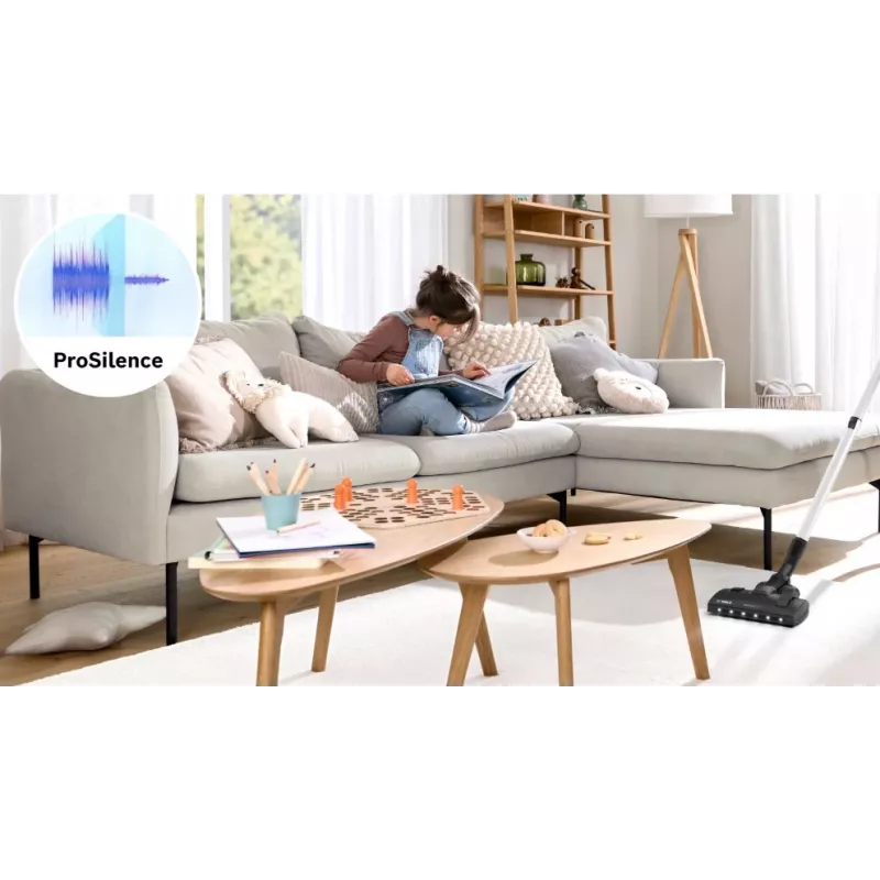 Bosch Serie 6 ProSilence Kotiga Tolmuimeja BGB6SIL0L, Titaanmust, 600W, 4L Tolmukott, HEPA Filter, 66 dB(A)