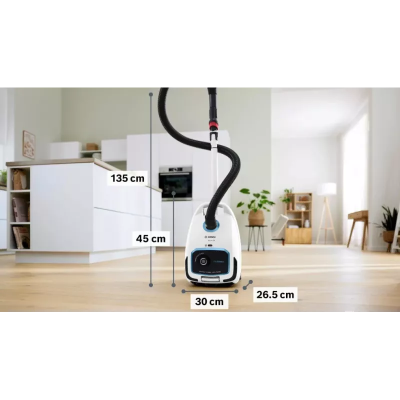 Bosch Serie 6 ProSilence Kotiga Tolmuimeja BGB6SIL0L, Titaanmust, 600W, 4L Tolmukott, HEPA Filter, 66 dB(A)