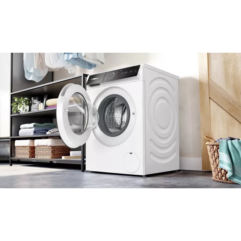 Bosch Serie 8 WGB256A9PL eestlaaditav pesumasin 10 kg 1600 pööret minutis valge i-DOS ja Home Connect
