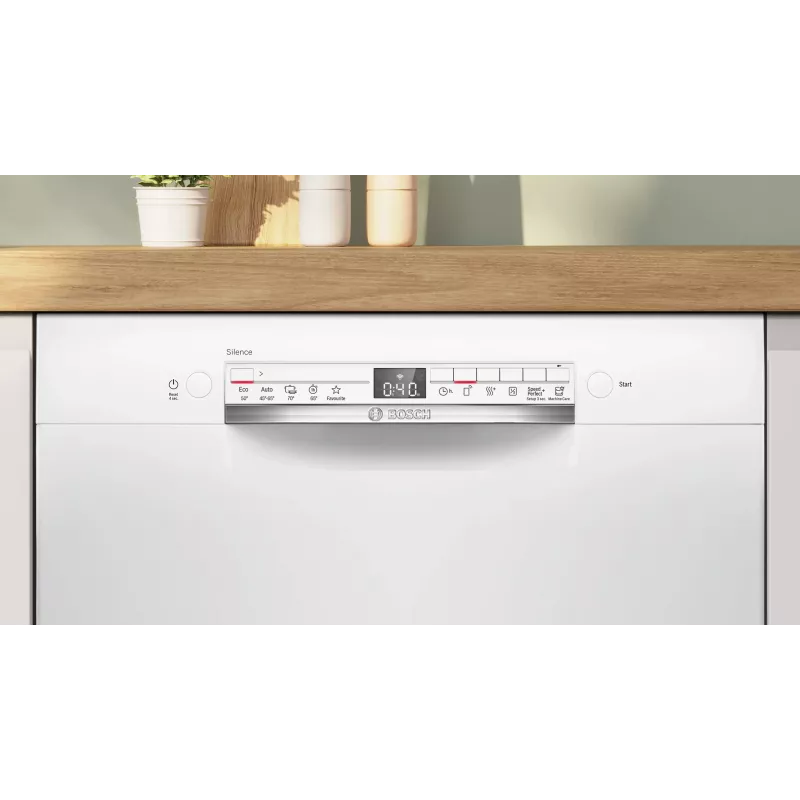 Bosch SMU2HTW08E Sisseehitatud nõudepesumasin, 60 cm, 13 katet, 5 programmi, energiaklass C, AquaStop, valge