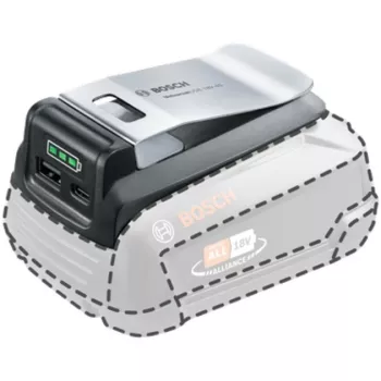 Bosch UniUSB 18V-15 laadija 18V POWER FOR ALL akudele USB-C pesaga (1600A02WS1)