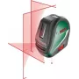 Bosch Universal Level 3 ristjoonlaser loodimispunktidega, 10 m tööulatus, punane kiir, ±0,5 mm/m täpsus, automaatne isetasanduv, 1/4 tolline statiivikeere, 4x AA patareid 0603663904
