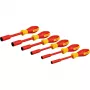 Bosch VDE isoleeritud kruvikeerajate komplekt 1600A02NF3, 7-osaline, pilu/Phillips/Pozidriv, 1000V, IEC 60900