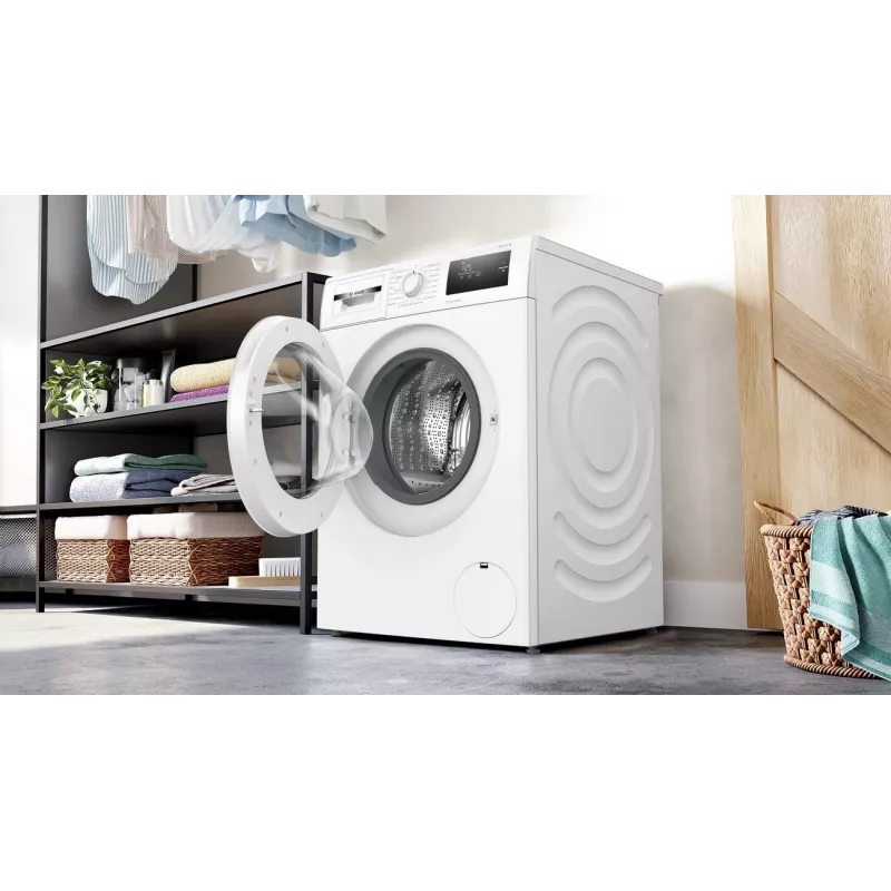 Bosch WAN2408LSN Vabaltseisev Esilaadiv Pesumasin, 8 kg, 1200 p/min, Energiaklass C, Valge