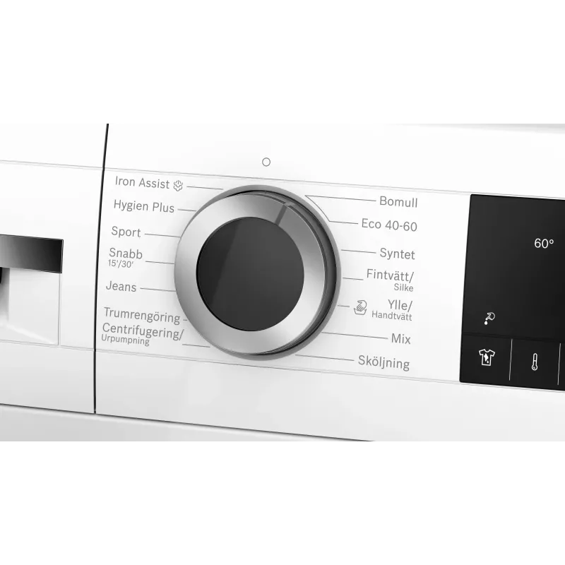 Bosch WGG244ZTSN pesumasin, A, eestlaetav, maht 9 kg, sügavus 58,8 cm, 1400 p/min, valge
