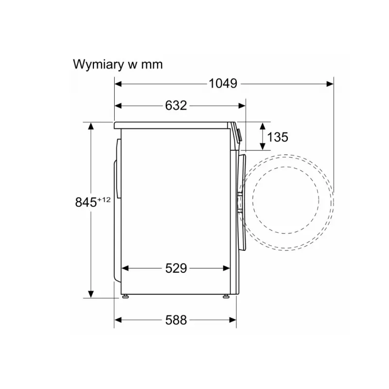 BOSCH WGG254ZGPL 9 kg esitäitmisega pesumasin i-DOS ja Home Connect