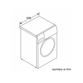 BOSCH WGG254ZGPL 9 kg esitäitmisega pesumasin i-DOS ja Home Connect