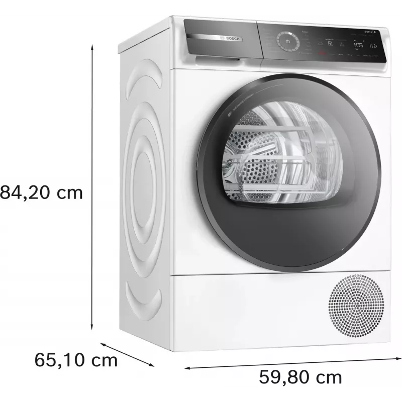 Bosch WQB246DLSN 9 kg eestlaetav pesumasin i-DOS ja Home Connect funktsiooniga