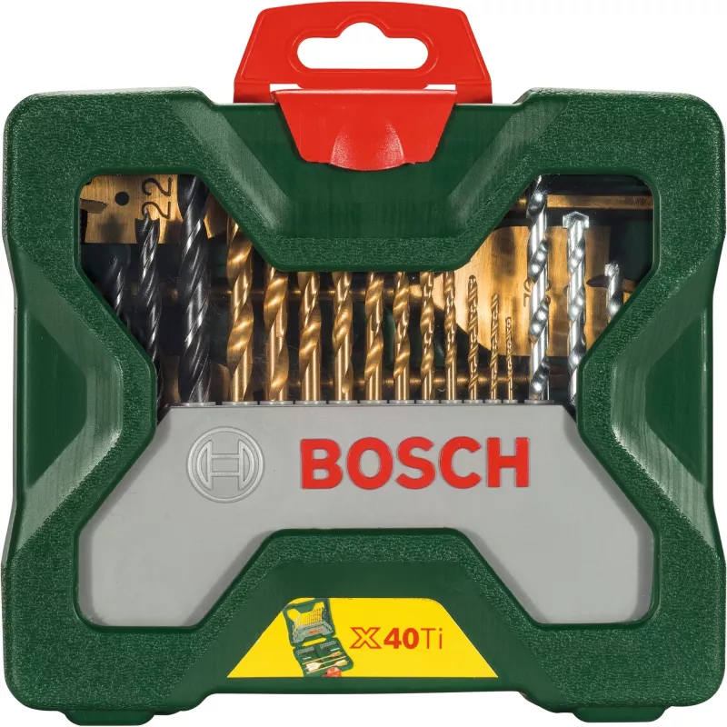 Bosch X-Line TiN 40-osaline universaalne puuri- ja kruvitsaotsakute komplekt 2607019600