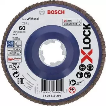 Bosch 2608619210 lihvketas 125 mm, terasus 60