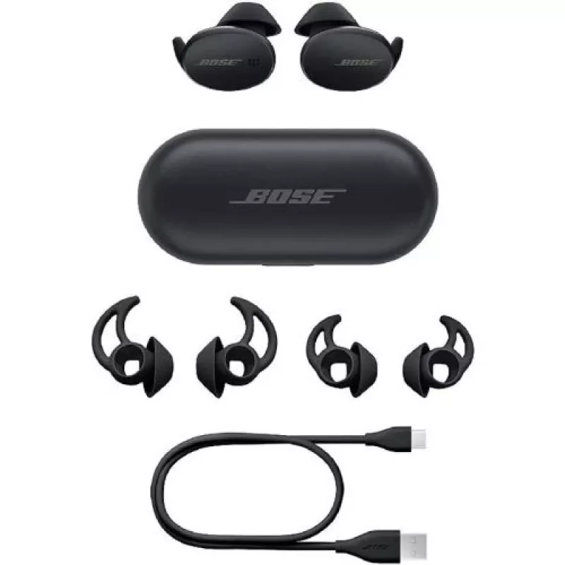 Bose Sport Earbuds Tõelised juhtmevabad Bluetooth kõrvaklapid mikrofoniga - Must