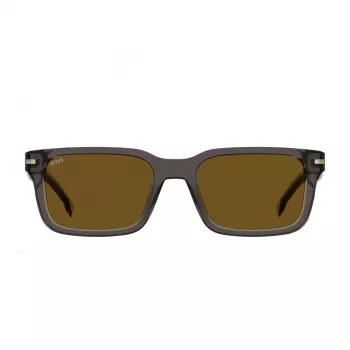 BOSS BOSS1628SKB7 Meeste ristkülikukujulised päikeseprillid Dark Havana Grey