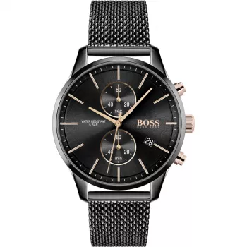 BOSS Hero meeste kvartskronograafkell 1513811 42 mm roostevabast terasest sinise numbrilaual