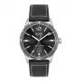 BOSS meeste Grand Prix kronograafkell 1513898 44mm musta numbrilauga nahkrihm