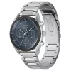 BOSS Men's Skymaster Chronograph Watch 1514093 44mm Stainless Steel Blue Dial