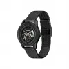 BOSS meeste Velocity kronograaf kvartskell 42mm sinise numbrilaud ja roostevabast terasest võrkrihm 1514035