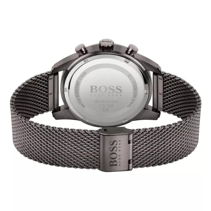 BOSS meeste käekell 1513837 Skymaster kronograaf sinise numbrilaudaga roostevabast terasest 44mm