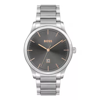 BOSS meeste käekell 1513979 Pilot Edition 43mm sinise numbrilaud ja pruuni nahkrihmaga