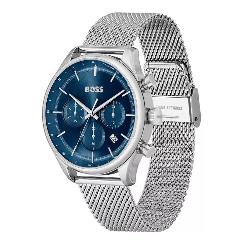 BOSS meeste käekell 1514052 (45mm) roostevabast terasest kronograaf