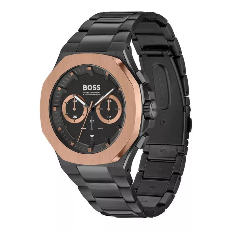 BOSS meeste käekell 1514090 45mm roostevabast terasest kronograaf