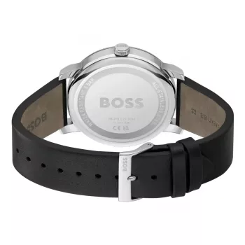 BOSS meeste käekell 1514125 Velocity kvartskronograaf 44 mm sinise numbrilaud ja pruuni nahkrihmaga