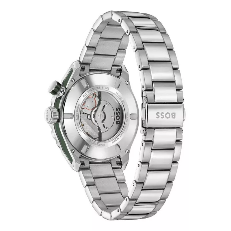 BOSS meeste käekell 1514178 42mm roostevaba teras sinine sihverplaat kronograaf