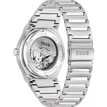 BOSS meeste käekell 1514186 41mm roostevabast terasest sinise sihverplaadiga kronograaf