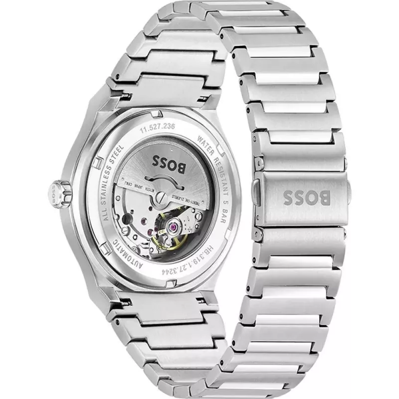 BOSS meeste käekell 1514186 41mm roostevabast terasest sinise sihverplaadiga kronograaf