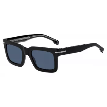 BOSS SUNGLASSES BOSS MAN BOSS1501SINA Ristkülikukujuline atsetaatraam 51/22/145 mm Must/Hall