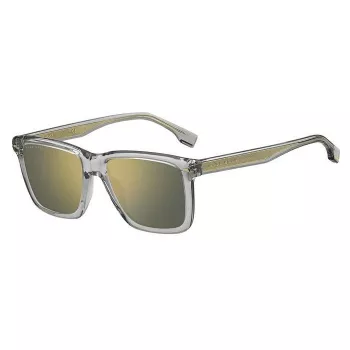 BOSS Päikeseprillid BOSS1317SKB7C Meeste ruudukujuline Havana atsetaatraam, pruun lääts, UV400