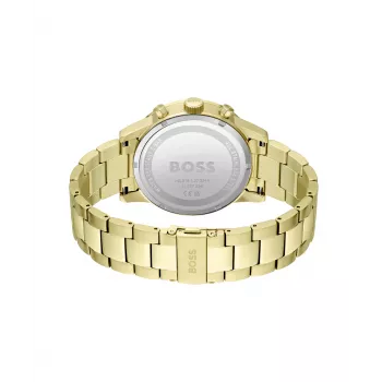 BOSS Watch Man 1513923 (46mm) - Sinine sihverplaat, roostevabast terasest kronograaf