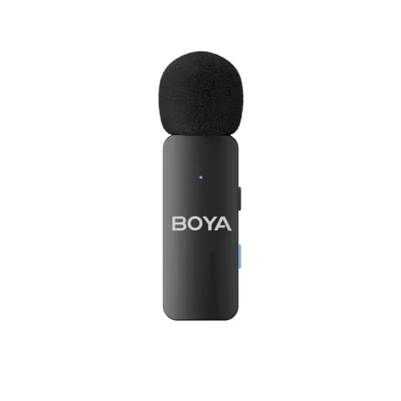 BOYA BY-V4D Traadita mikrofonisüsteem 4 saatja ja 1 Lightning-vastuvõtjaga (must)