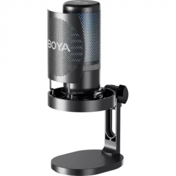 BOYA K3 juhtmega kondensaatormikrofon, omnidirektsionaalne, mürasummutus, reaalajas jälgimine, USB Type-C, must