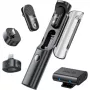 BOYA Magic-02 juhtmeta mikrofonikomplekt 2.4GHz USB-C/Lightning/3.5mm must