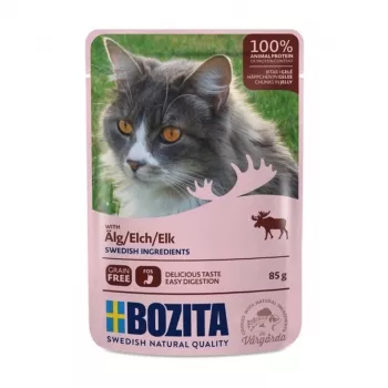 Bozita tükid tarretises põdraliha märg kassitoit, 85 g