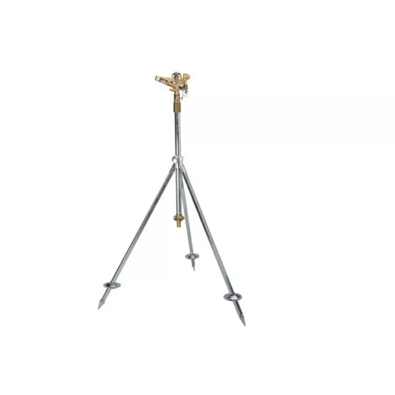 BRADAS Pulse Sprinkler on a Tripod, Adjustable Height 90 cm, Spray Range 24 m, 450 m² Coverage