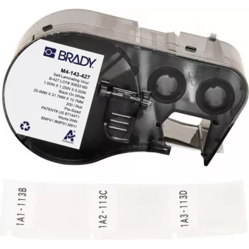 BRADY M4-143-427 Label for BMP41/BMP51/M511 – White Polyolefin, 41.28mm x 2.13m