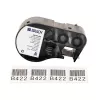 Brady M4-49-422 iselamineeruv vinüületikettide rull, 48.26mm x 6.4m, valge, BMP41/BMP51/BMP53/M511 jaoks