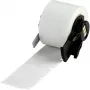 Brady M6-20-362 Võltsimiskindlad metalliseeritud polüestrist sildid, Hõbedane, Läikiv, 25,40 x 50,80 mm, Püsiv akrüül, 100 silti/rull