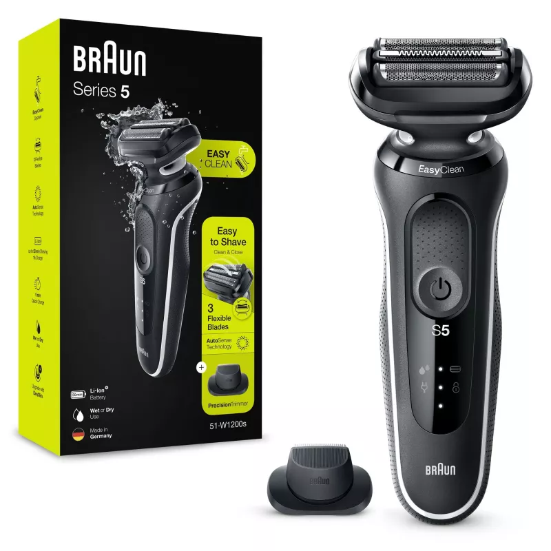 Braun Series 5 51-W1200s Barber Machine Black White