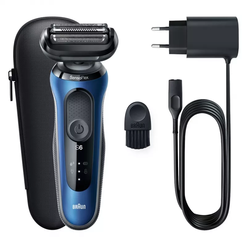 Braun Series 61 - B1000s elektrihabemenõu märg ja kuiv sinine