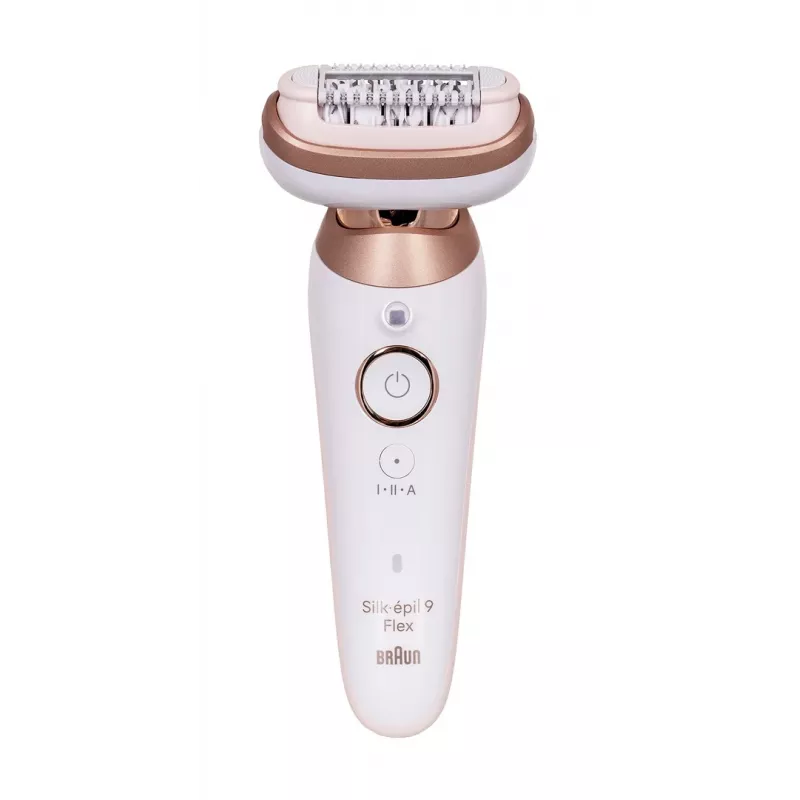Braun Silk-épil 9 3D SES9-481 märg-kuiv juhtmeta epilaator 40 pintsetiga, SensoSmart, Smartlight, trimmer, valge/roosakuldne
